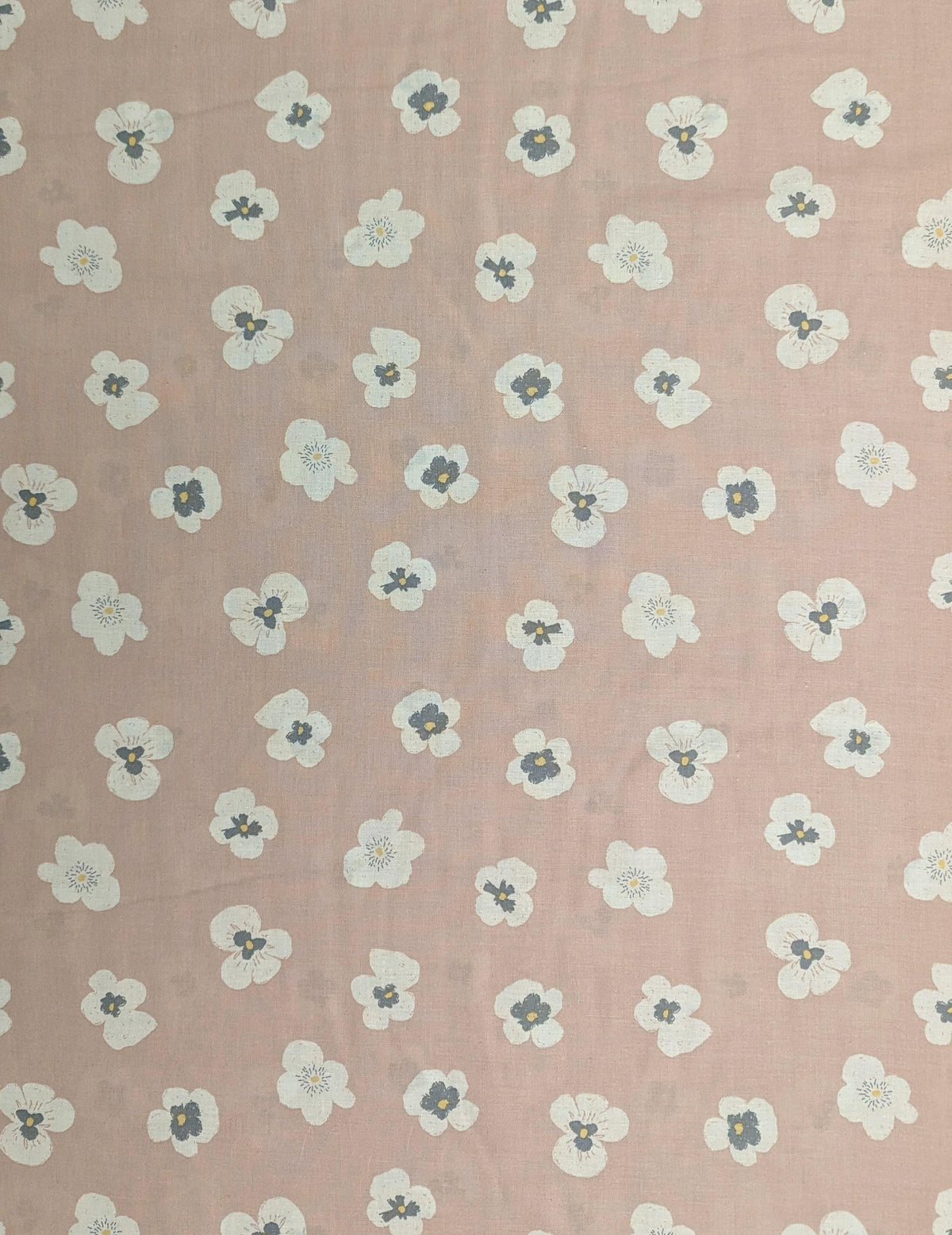 Koizumi - Blooming Pansies Cotton - Pink