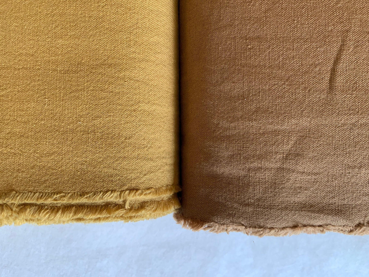 Cosmo - Cotton/Linen Blend Canvas - Khaki Brown