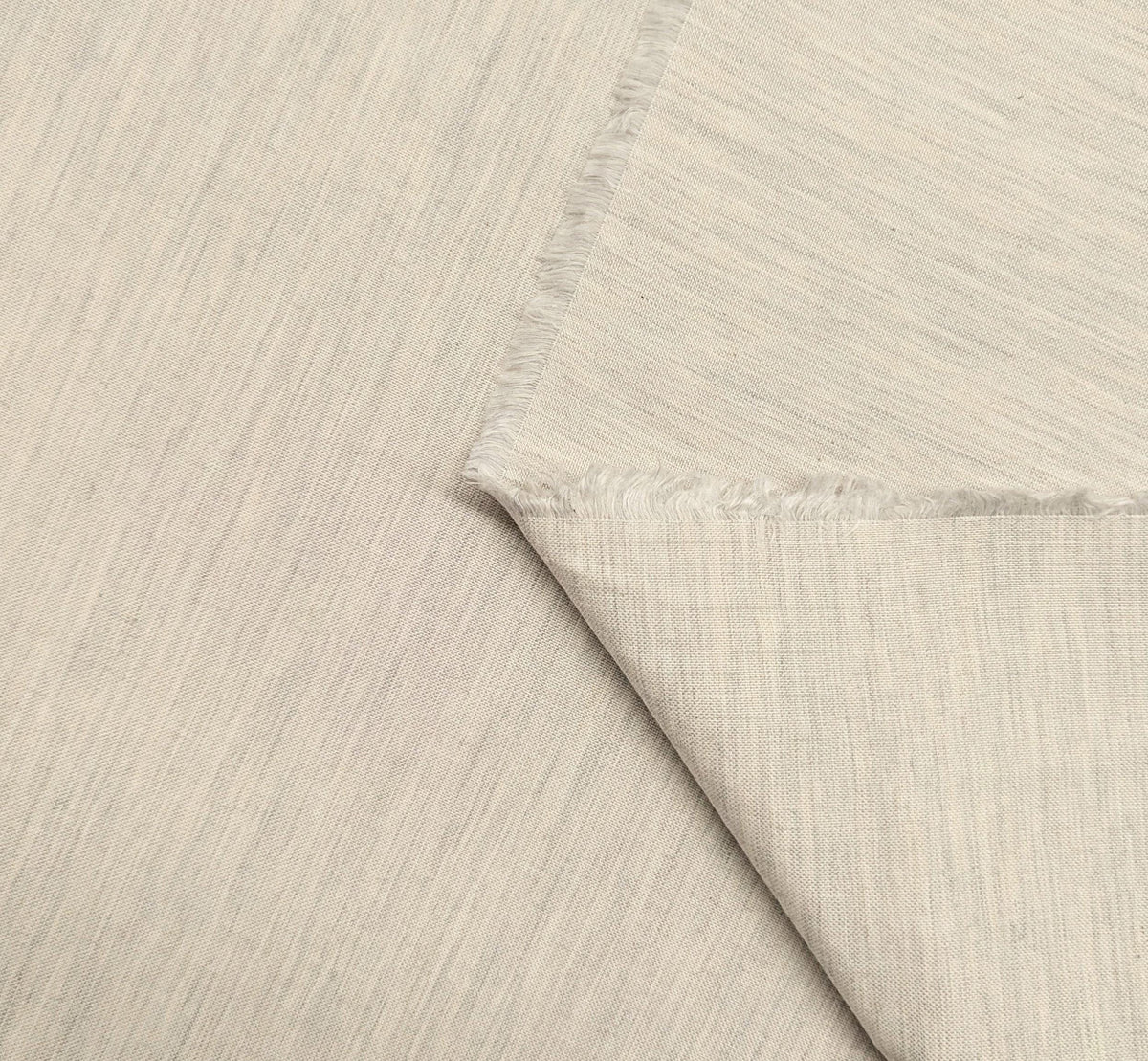 Sunwell - Organic Yarn Dyed Cotton Lawn - Gray White