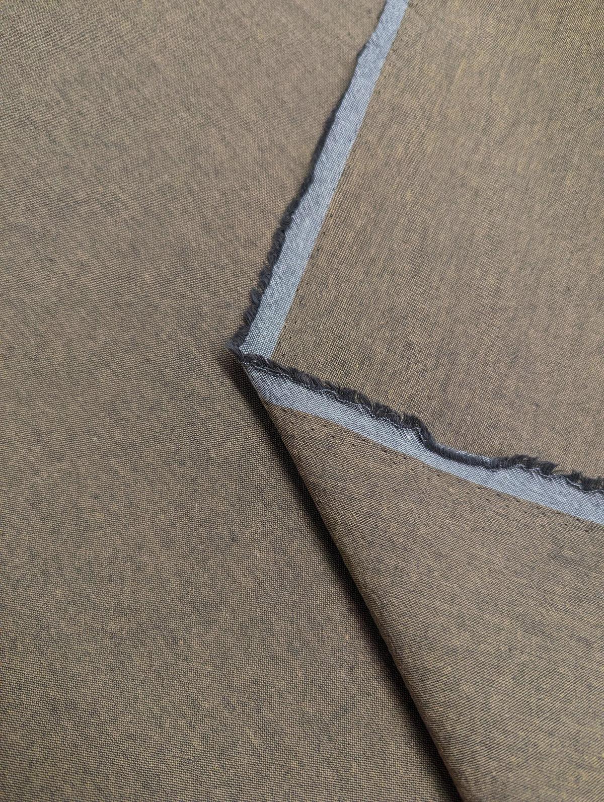 Cosmo - Japanese Yarn Dyed Cotton - Tan Gray