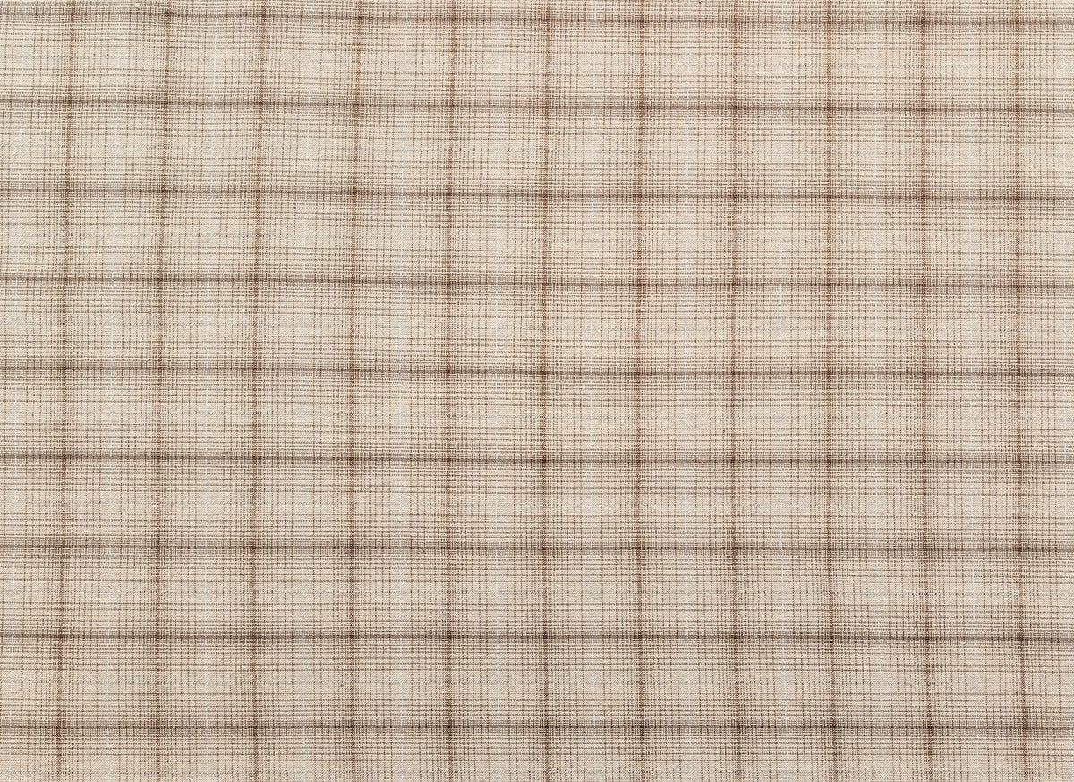 Junko Matsuda yarn dyed plaid Japanese cotton fabric Y25-0217 C light brown