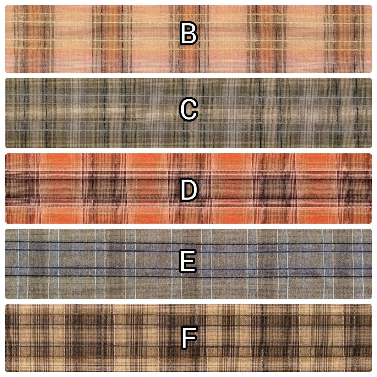 Cosmo plaid Japanese yarn dyed cotton taupe fabric AY77000-4 D red & gray