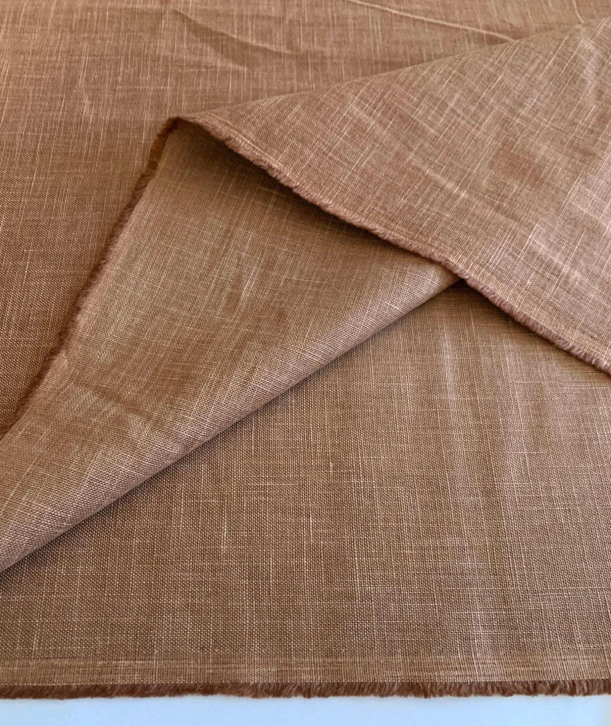 Sevenberry - Heathered Solids Cotton Fabric - Tea Brown