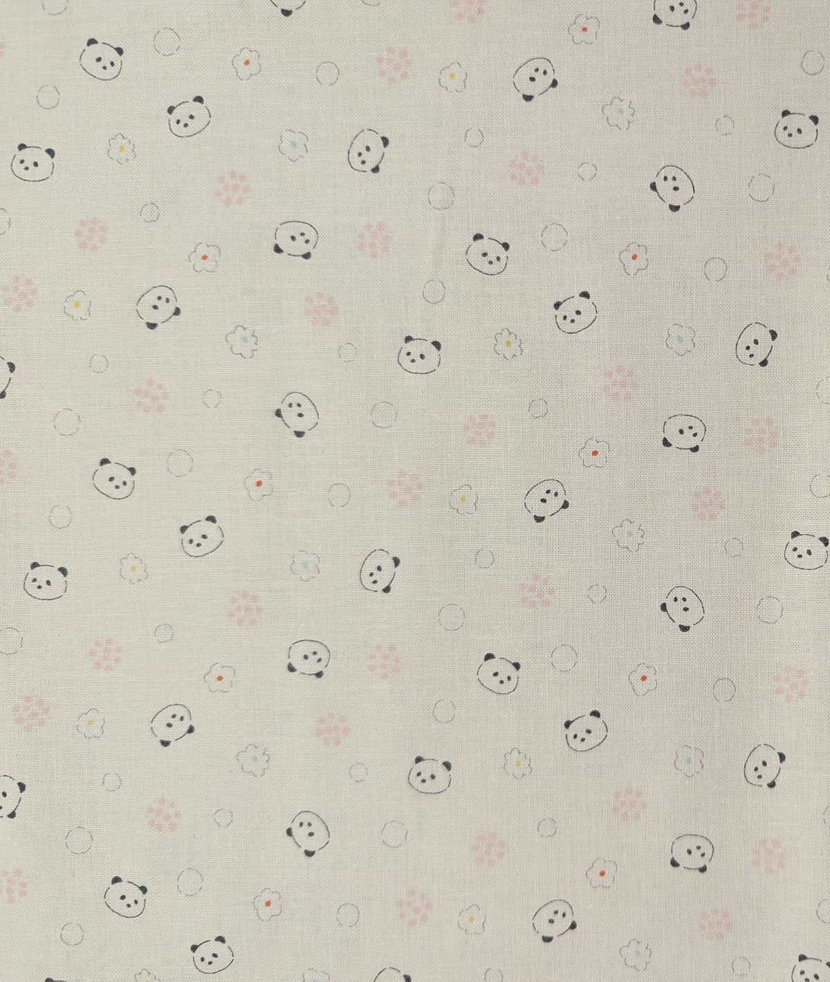 Cosmo - Tiny Panda Cotton - White