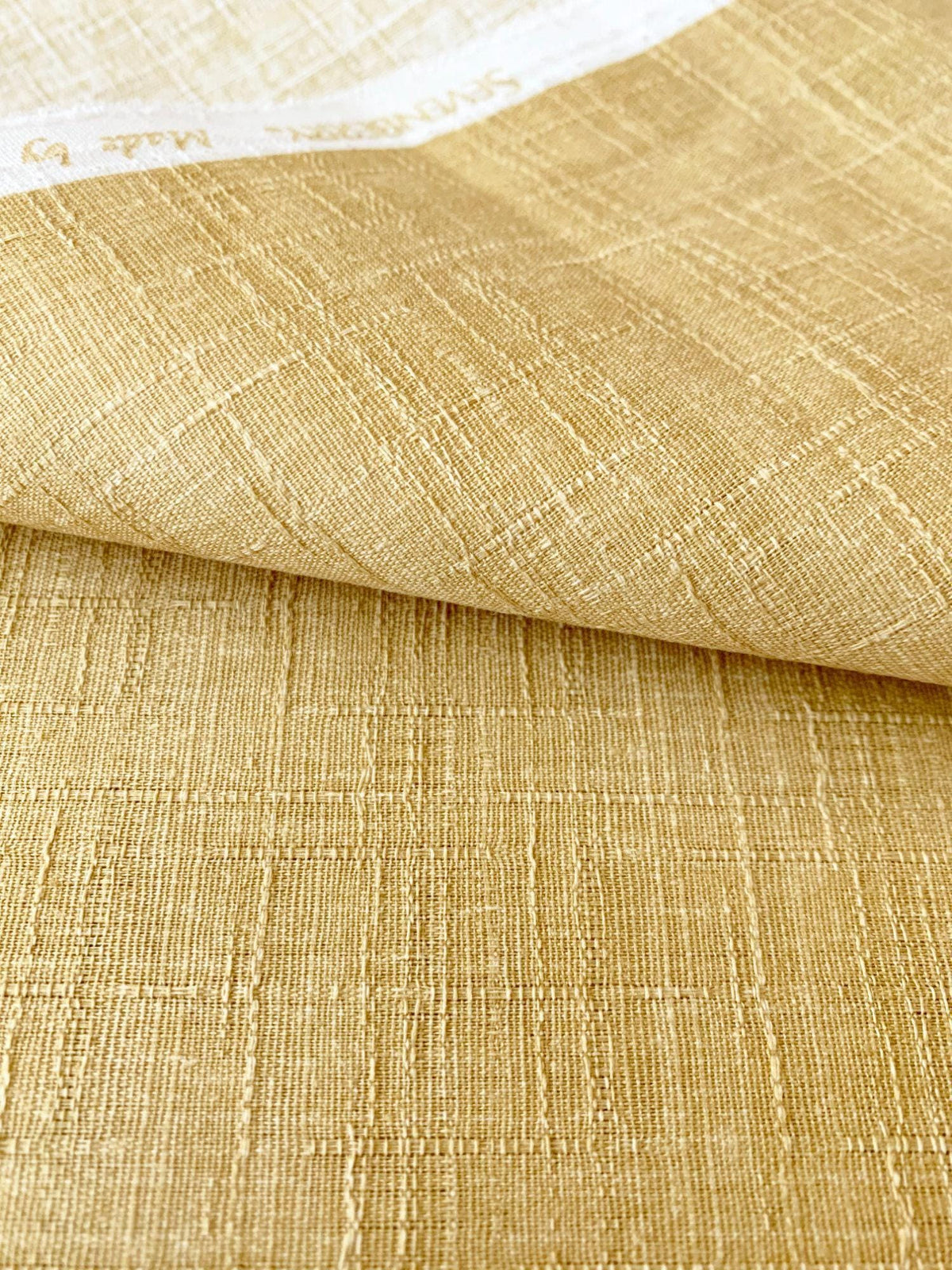 Sevenberry - Solid Color Cotton Dobby - Maize Yellow