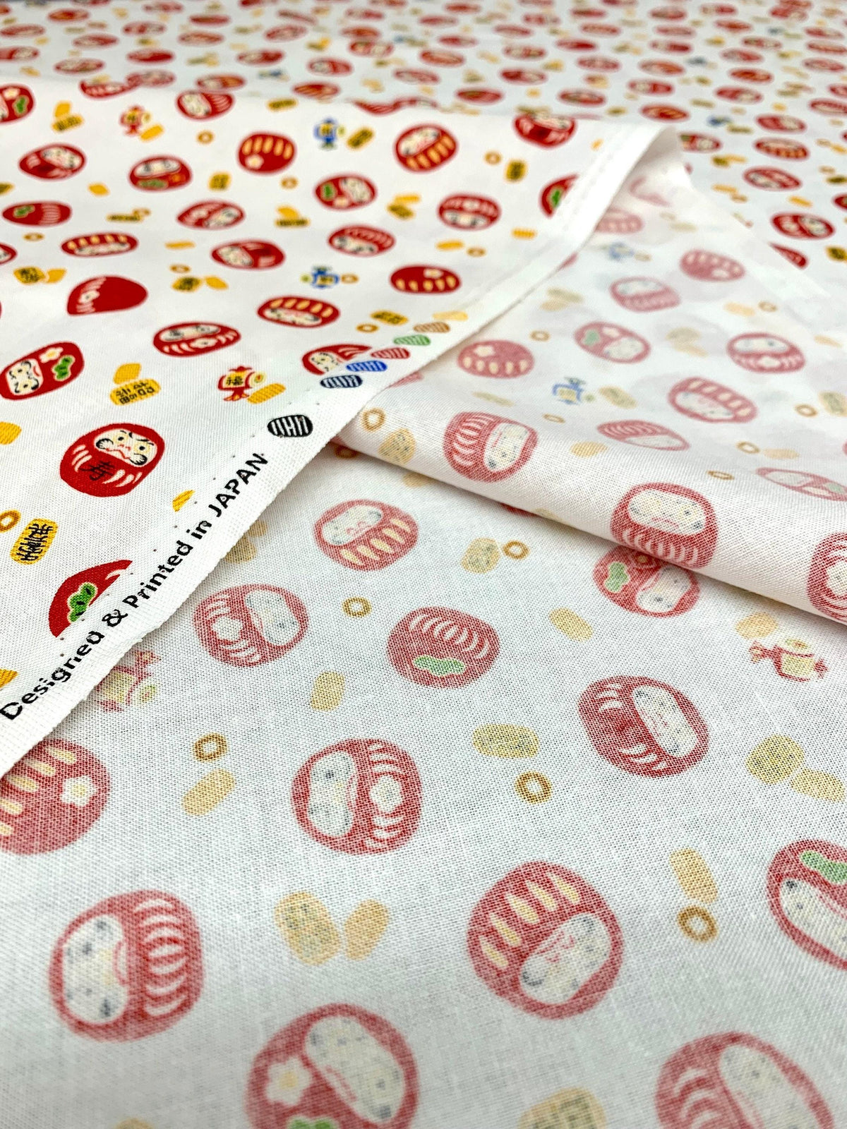 Cosmo - Little Daruma Cotton - White