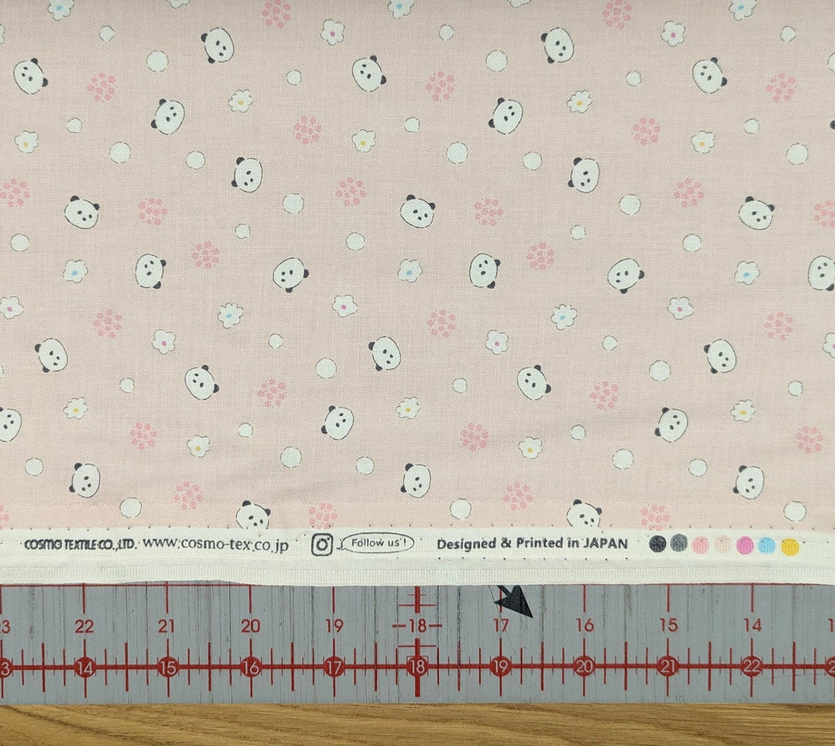 Cosmo - Tiny Panda Cotton - Pink
