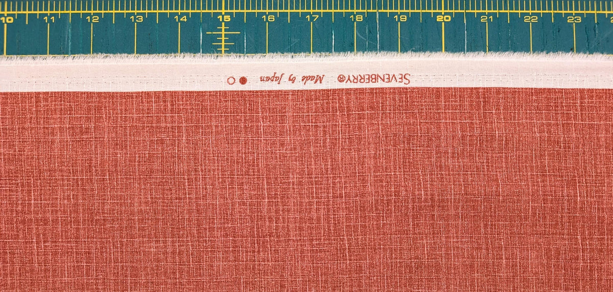 Sevenberry - Solid Color Cotton Dobby - Peony Pink