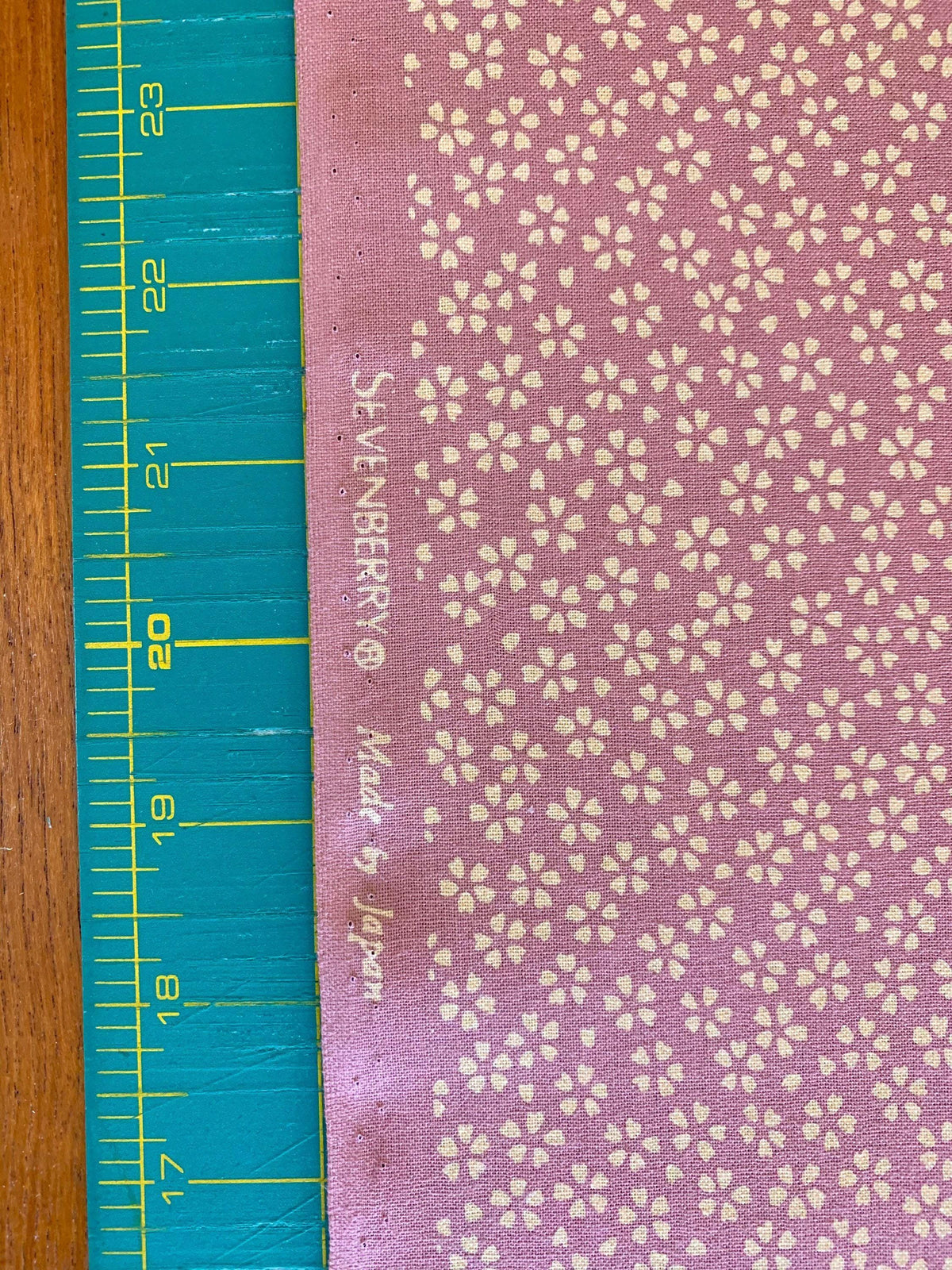 Sakura Cherry Blossom Sevenberry Japanese cotton fabric 88222-1-1 rose pink and beige