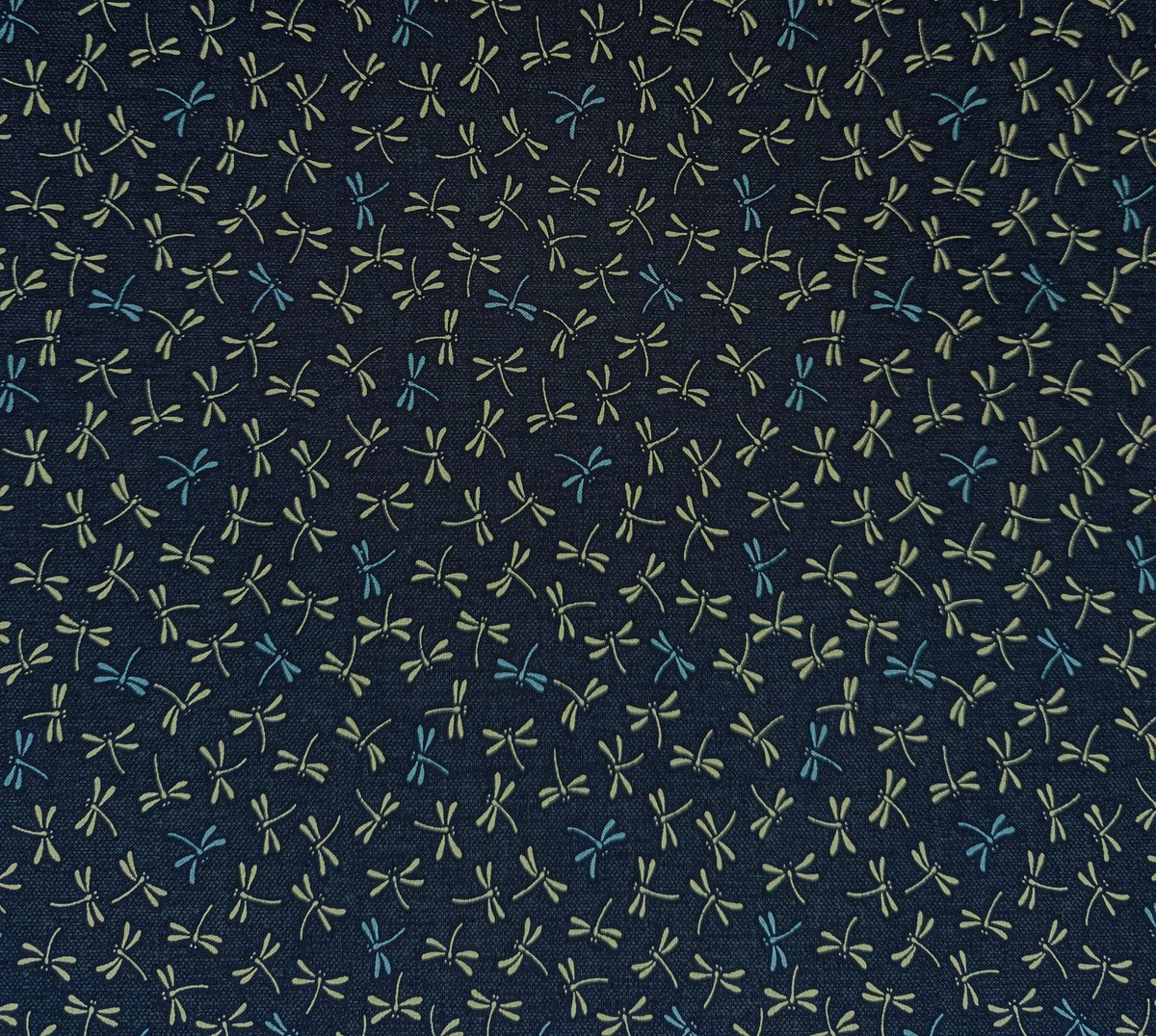 Sevenberry - Dragonflies in Blue Cotton Fabric - Blue