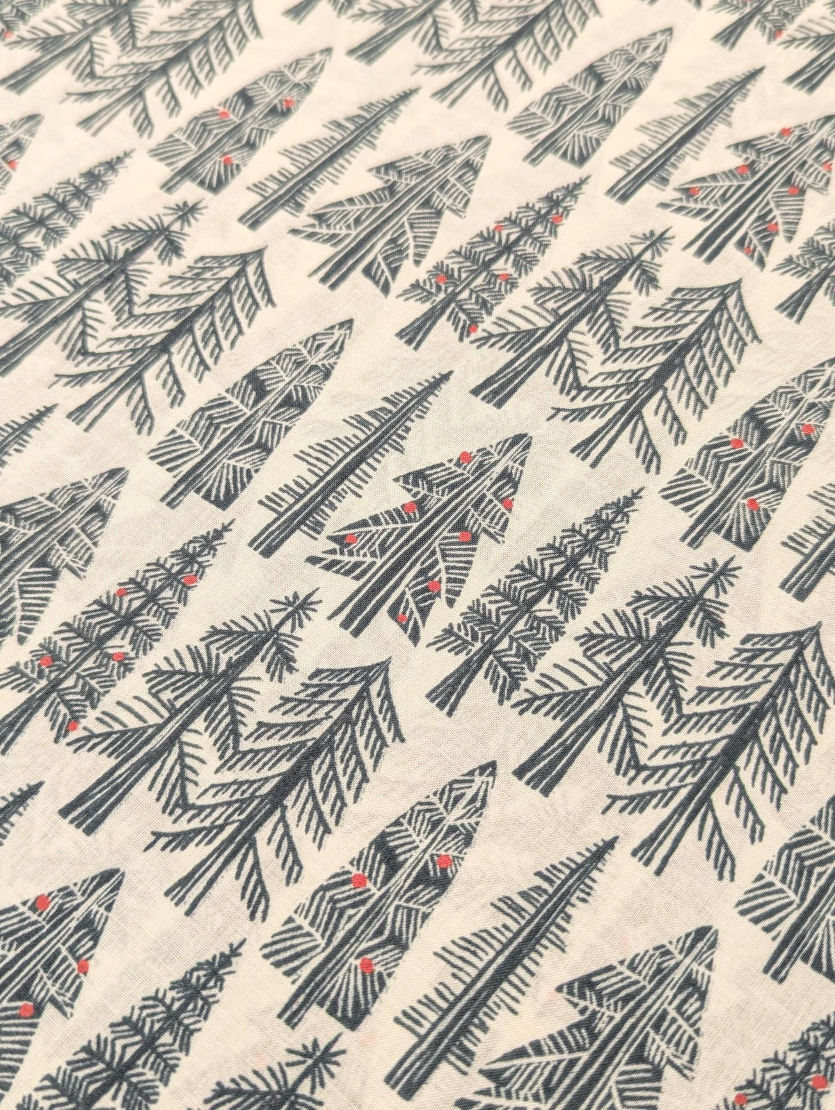 Hokkoh - Holiday Forest Cotton Lawn - White