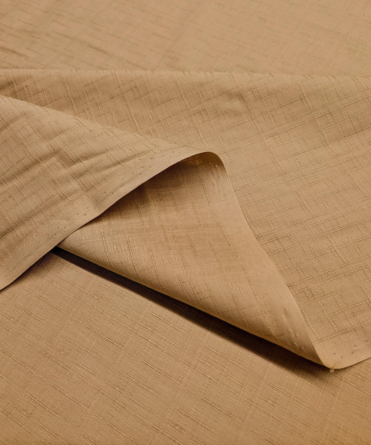 Solid color dobby weave Kobayashi Japanese cotton fabric KC-8260 A beige
