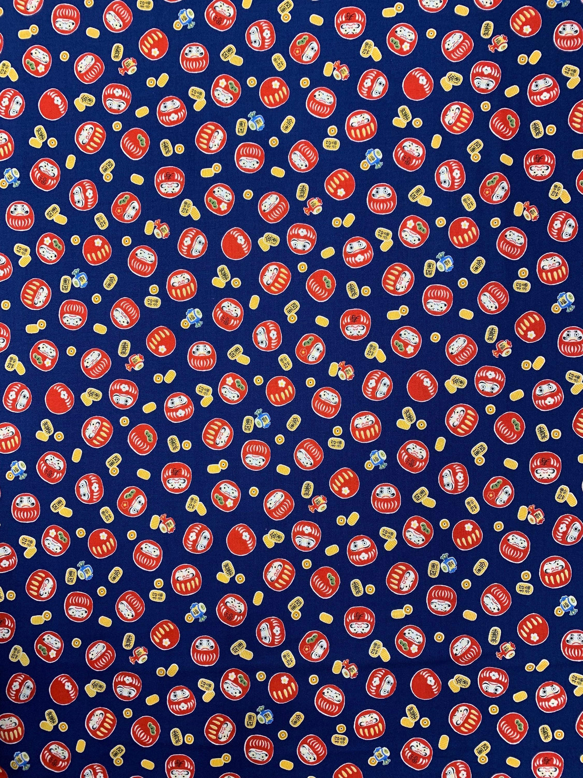 Cosmo - Little Daruma Cotton - Blue