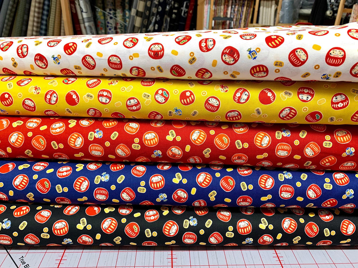 Cosmo - Little Daruma Cotton - Blue