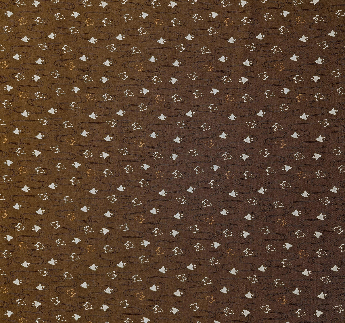 Sevenberry - Chidori Cotton Fabric - Brown