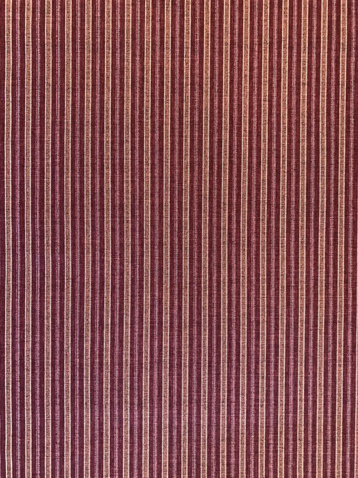 Morikiku - Stripe Cotton Dobby - Plum