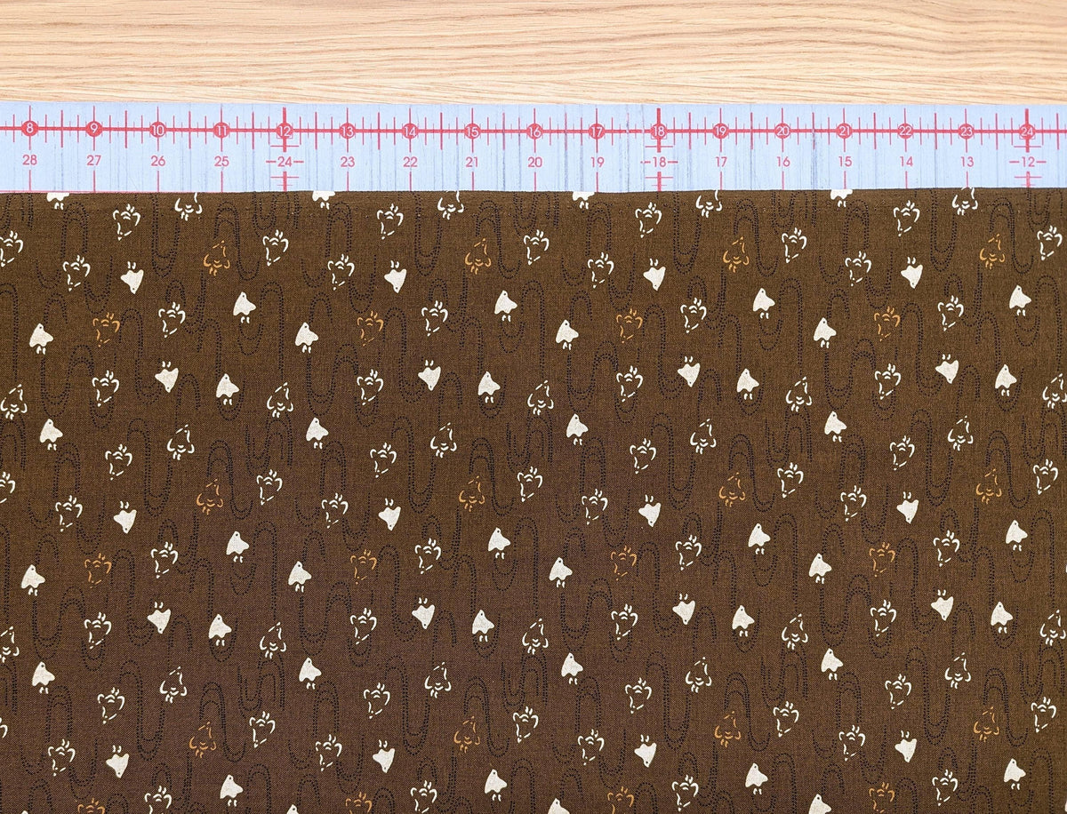 Sevenberry - Chidori Cotton Fabric - Brown