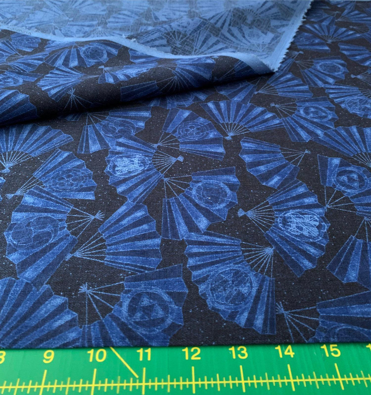 Sevenberry - Fans Cotton Dobby - Dark Blue