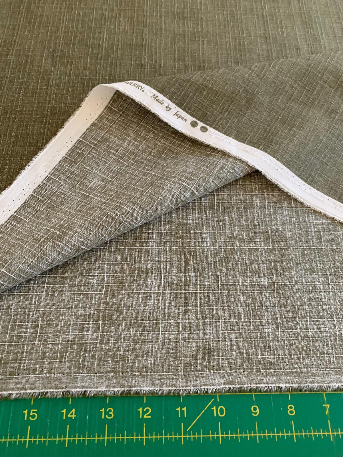 Sevenberry - Solid Color Cotton Dobby - Pine Green