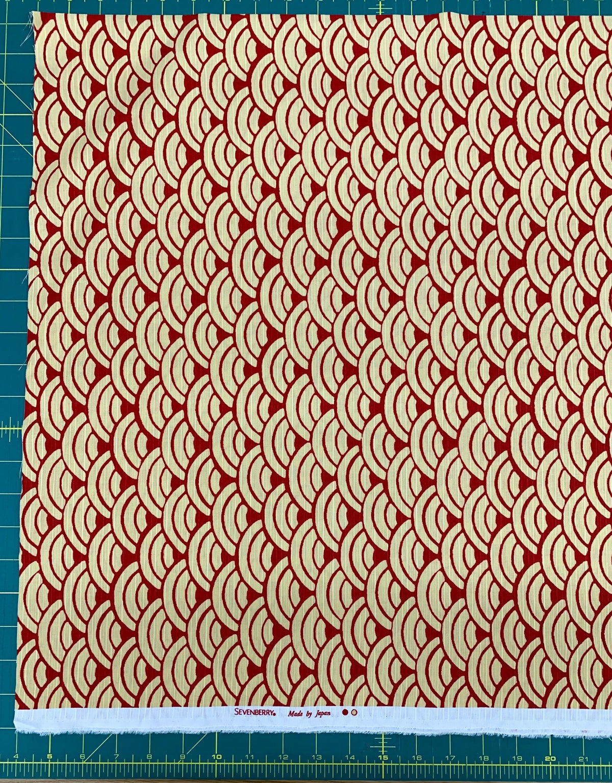 Sevenberry - Waves Cotton Dobby - Red Beige