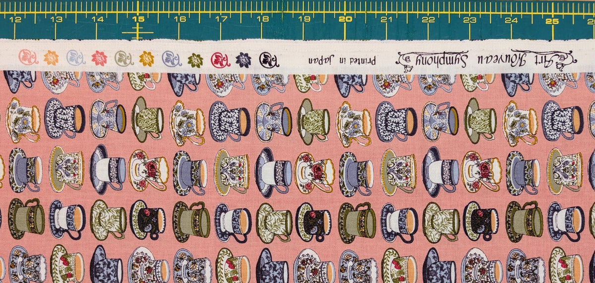 Senyo - Afternoon Tea Cotton Fabric - Pink