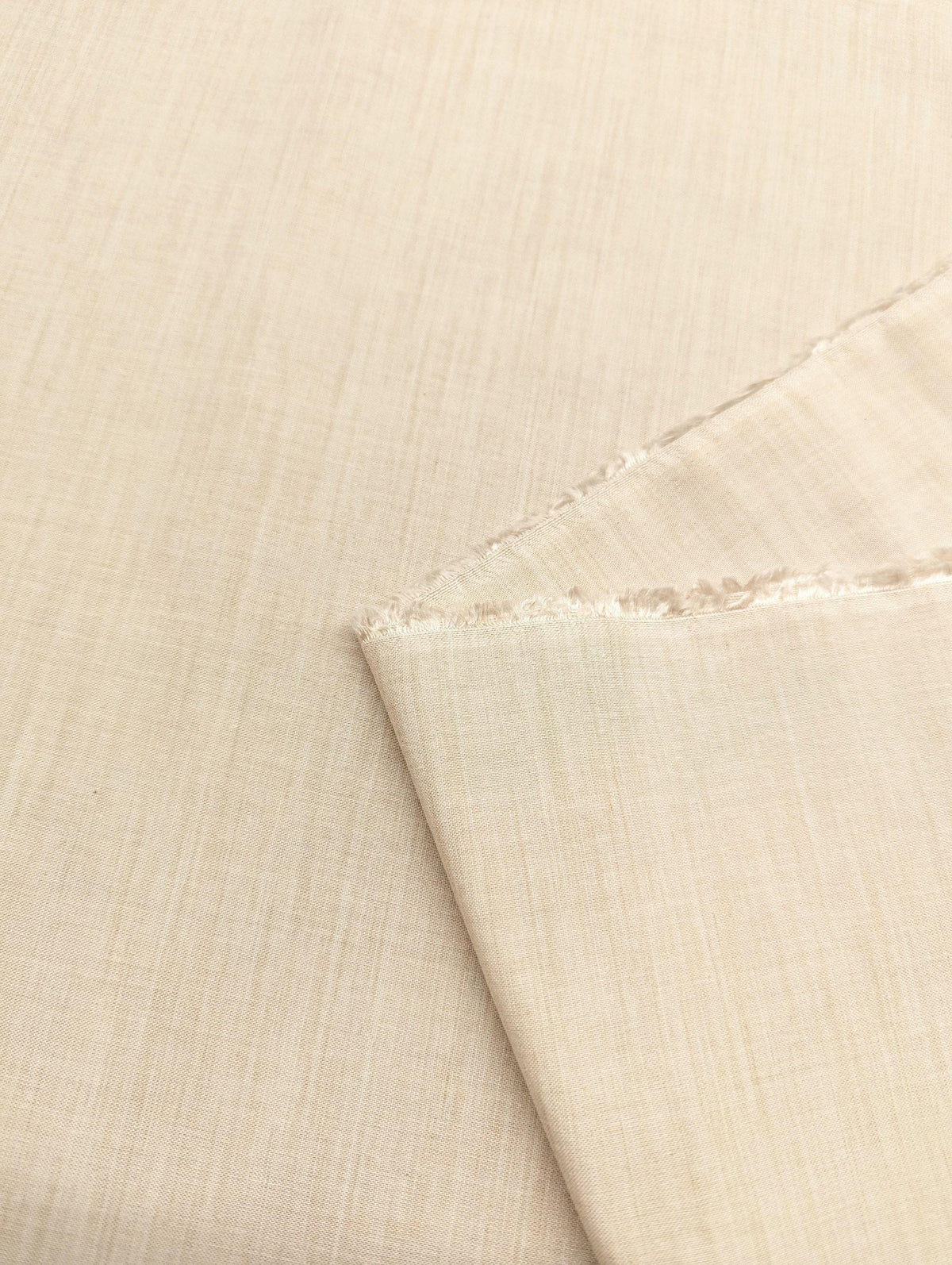 Sunwell - Organic Yarn Dyed Heathered Cotton/Tencel Chambray - Woven Beige