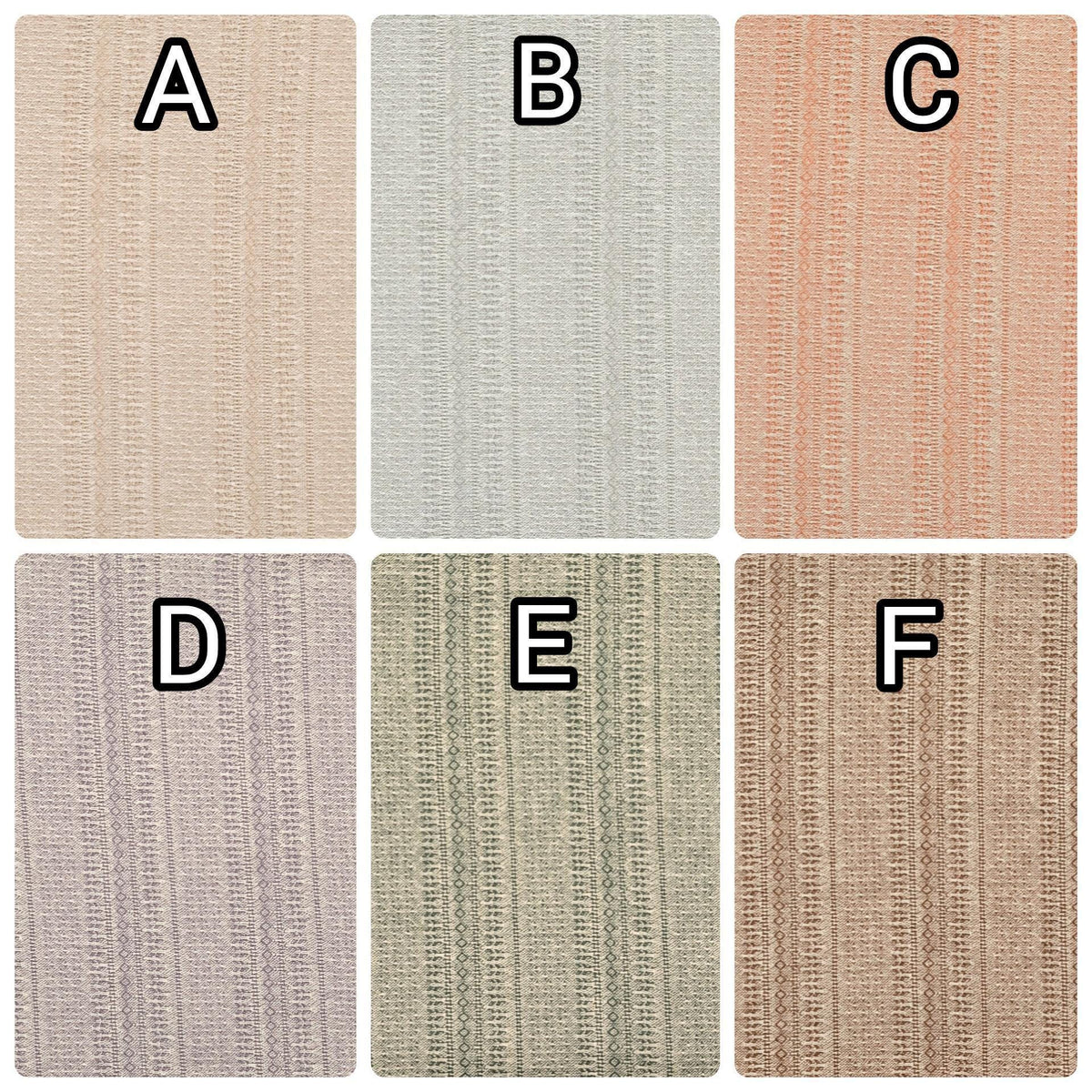 Textile Pantry - Junko Matsuda Yarn Dyed Textured Cotton Fabric - Pale Brown