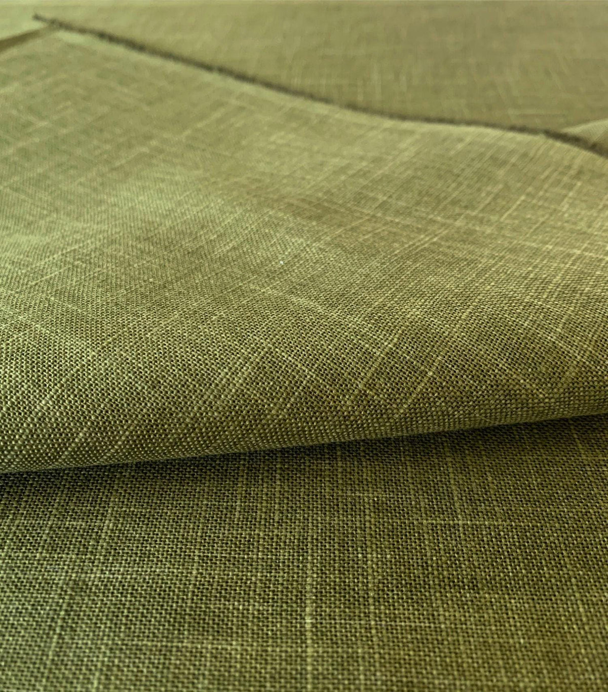 Sevenberry - Heathered Solids Cotton Fabric - Olive Green