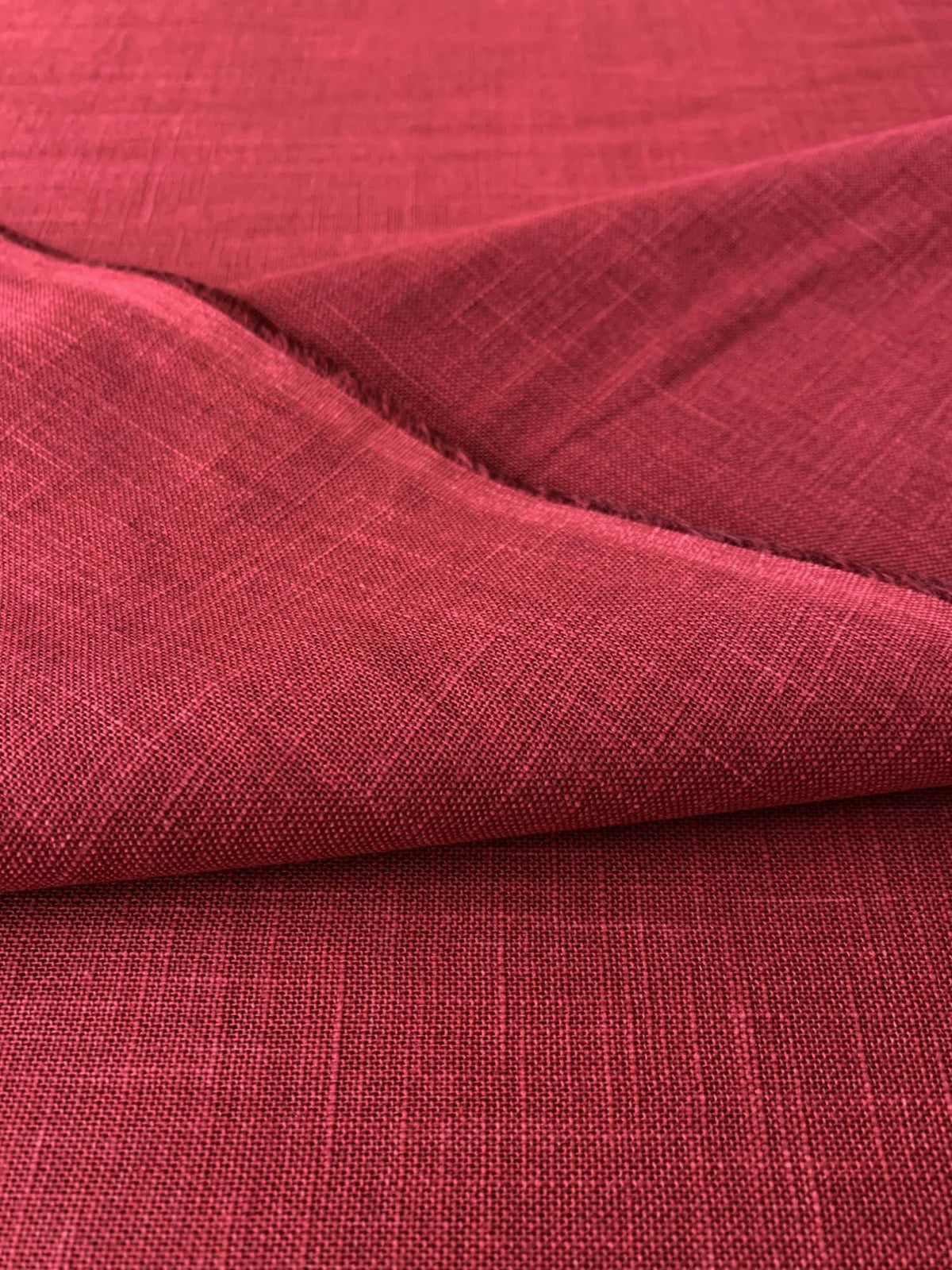 Sevenberry - Heathered Solids Cotton Fabric - Cherry Red