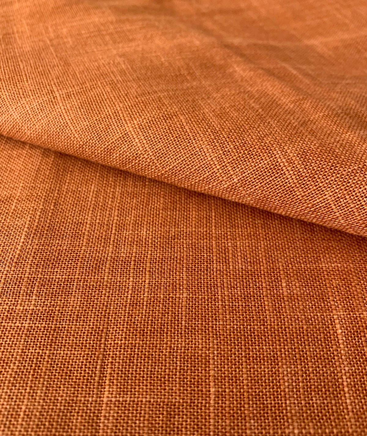 Sevenberry - Heathered Solids Cotton Fabric - Carrot Orange