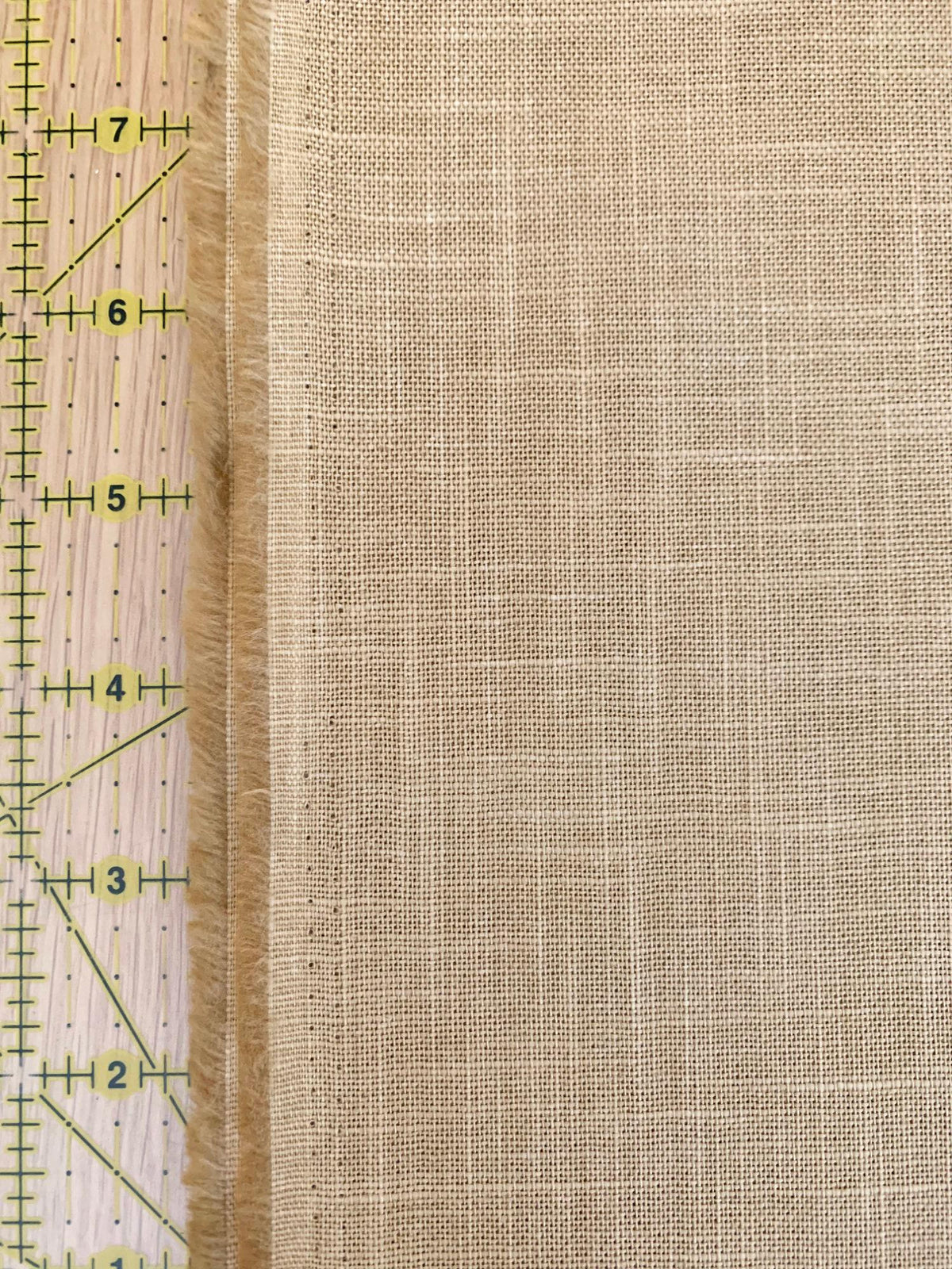 Sevenberry - Heathered Solids Cotton Fabric - Light Khaki