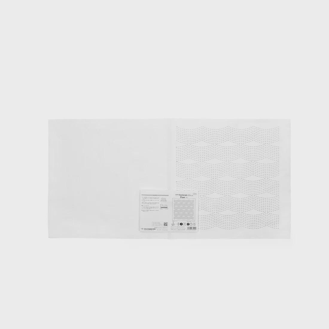 Olympus - Flow Cotton Sashiko Sampler Cloth Ayufish Collection - White