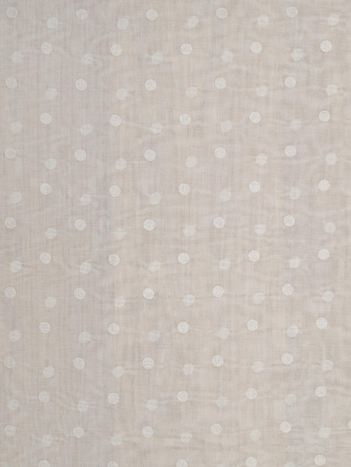 New Hokkoh - Sheer Polka Dotted Japanese Cotton Voile Fabric - White 7026-510-1-A