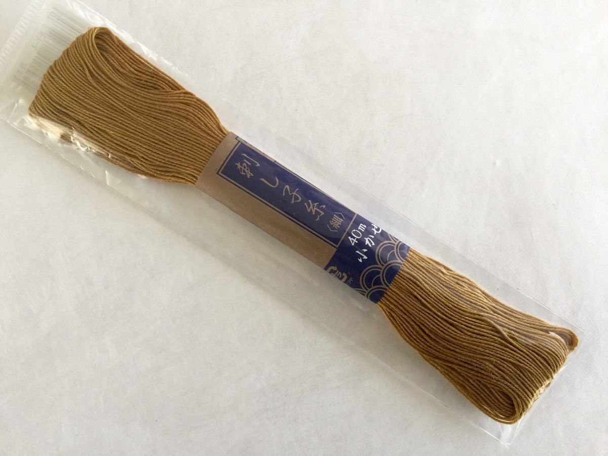 Yokota - Cotton Sashiko Thread 40m Skein - #3 Gold