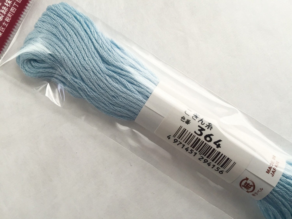 Olympus - Cotton Kogin Thread 18m Skein - #364 Baby Blue
